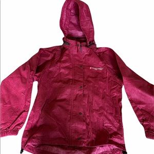 Frogg Toggs rain jacket w zip away hood szM